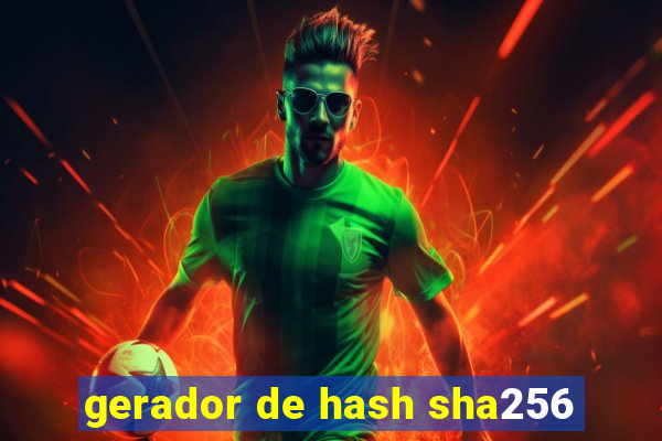 gerador de hash sha256